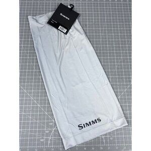 Simms Fishing Sun Neck Gaiter - One Size Fits Most - NEW W/ TAGS Gray Grey